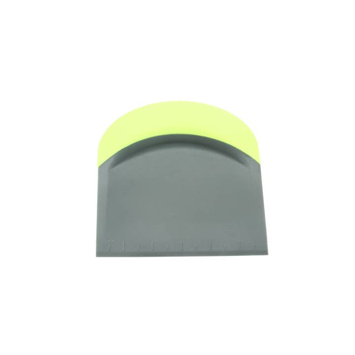 Fox Run Brands - Wholesale Kitchen Tool/Gadget - Fox Run 3-In-1 Bowl Scraper, Cutter, Green, 4.25" x 4.75"4