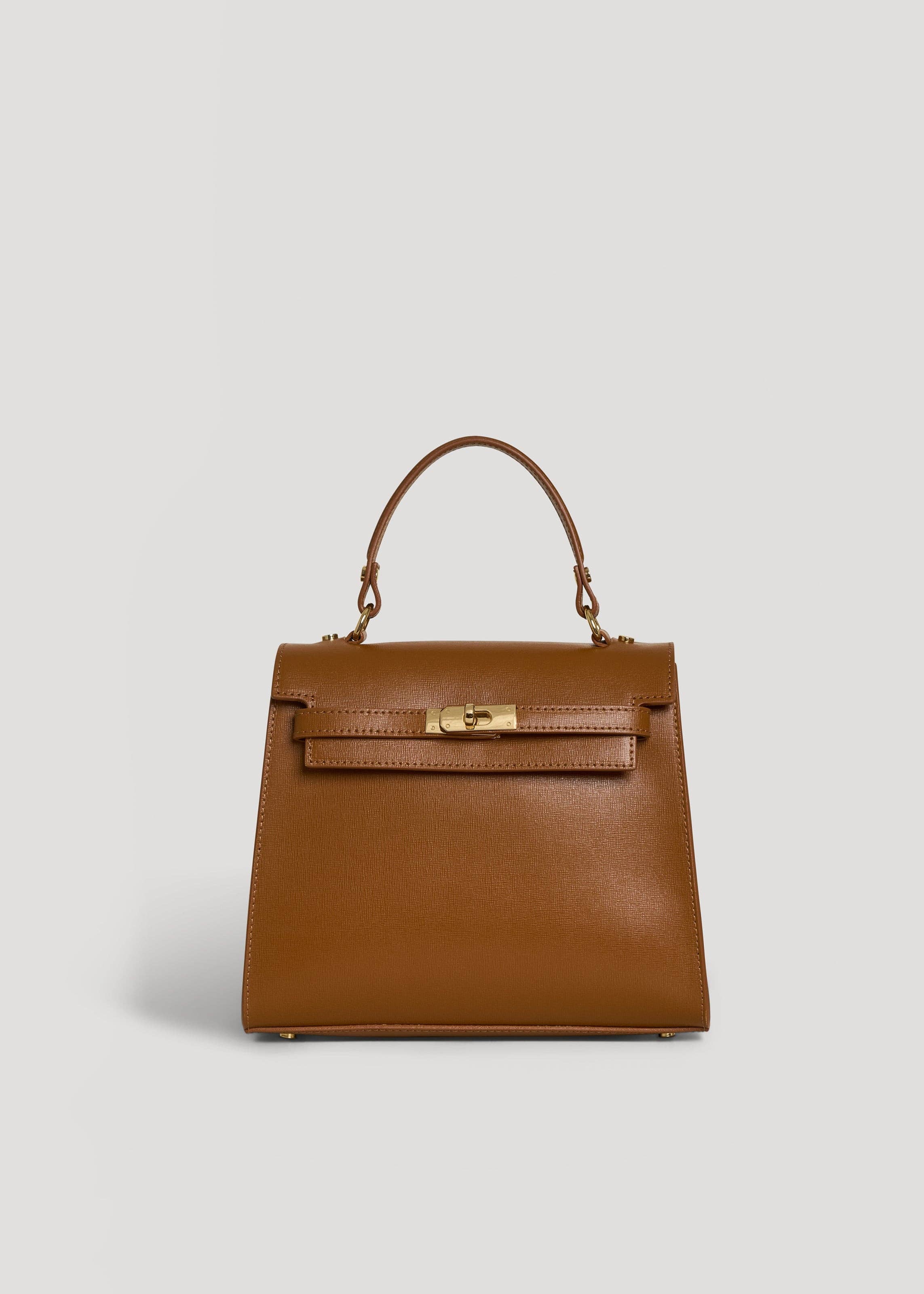 Prestige Milano - Wholesale Tote Bag - Women's - Zaira Bag in Tan Saffiano Leather0