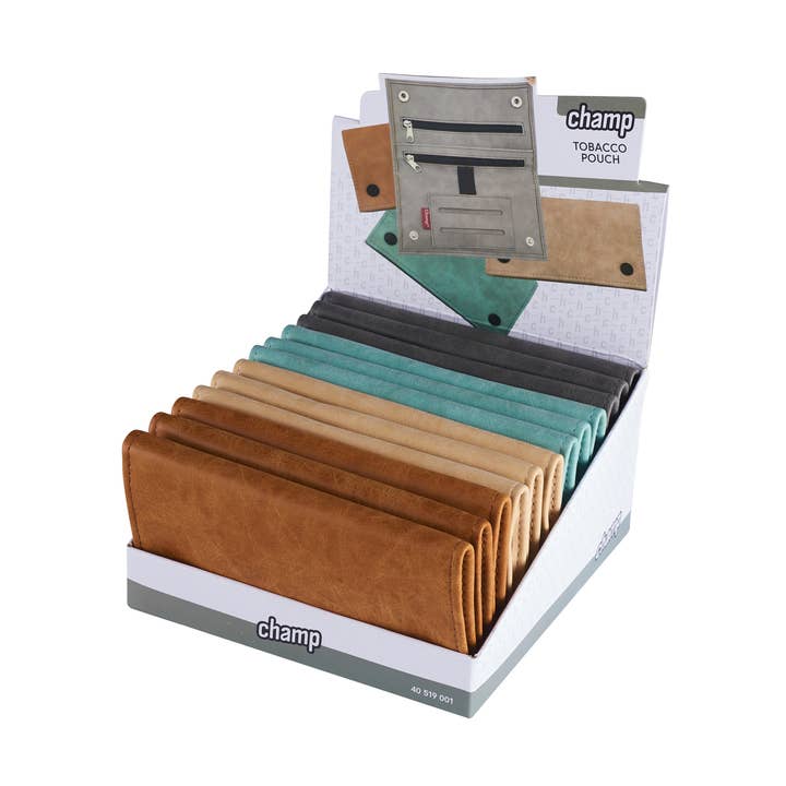 CH TOBACCO POUCH W/ LIGHT.HOLD. FR DL-12 for wholesale by Champ by Polyflame