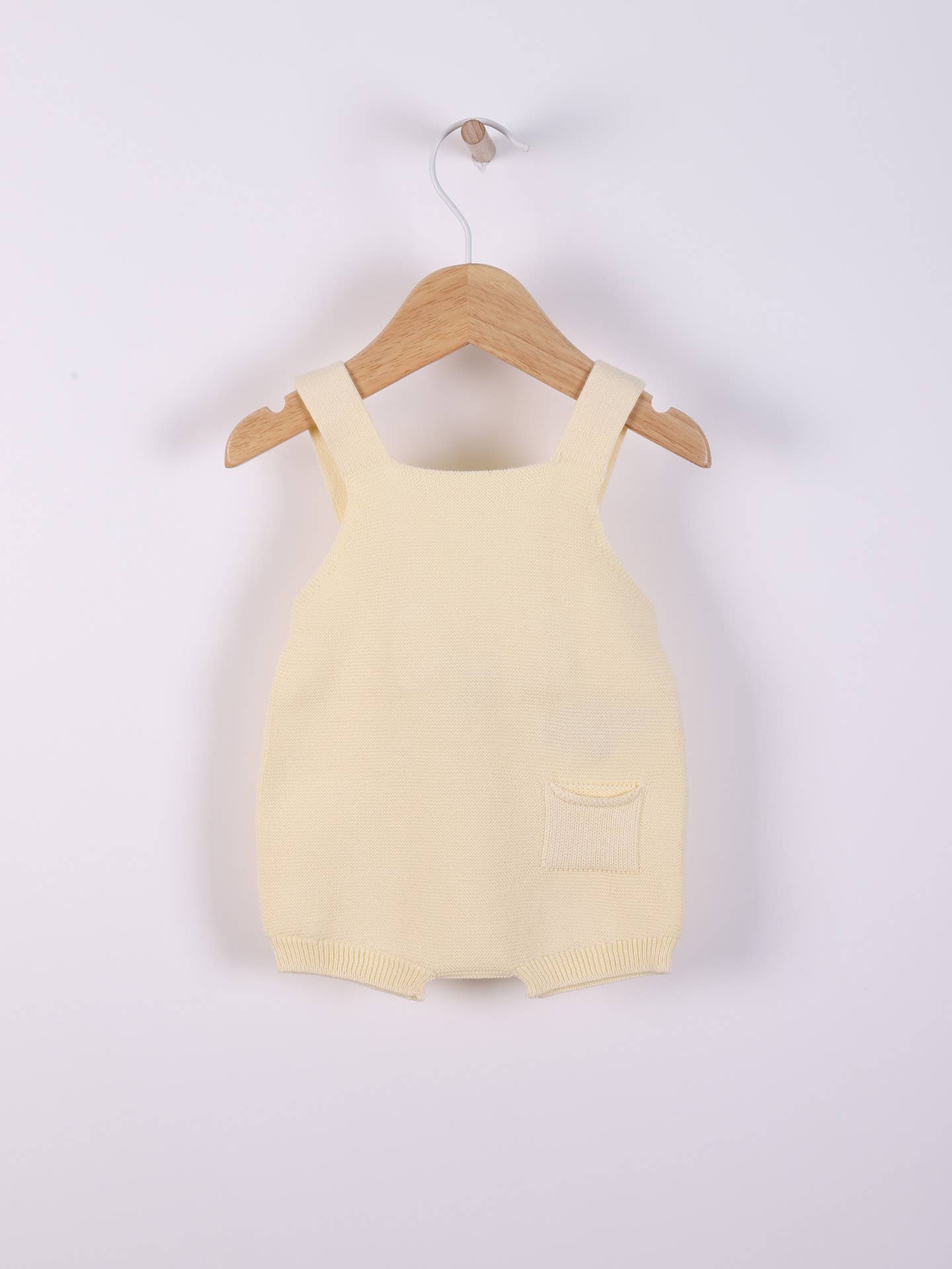 Wedoble: sustainable children's fashion - Wholesale Overalls - Baby - Shoulder straps shortie knitted in organic cotton | PURE FEELINGS1