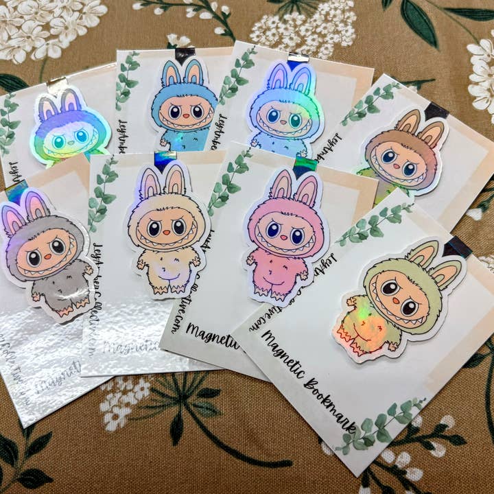 Monster Labubu Magnetic Bookmark for wholesale by Ley Amber Collective