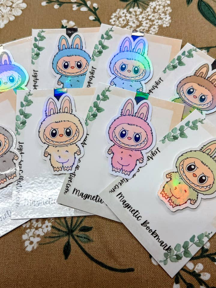 Monster Labubu Magnetisk Bogmærke for engroshandel hos Ley Amber Collective