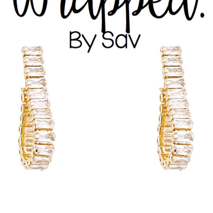 Crystal Earrings for wholesale by Wrapped. By Sav