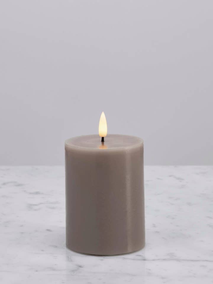 LED-Candle Beige 9 cm for wholesale by Norway Designstudio