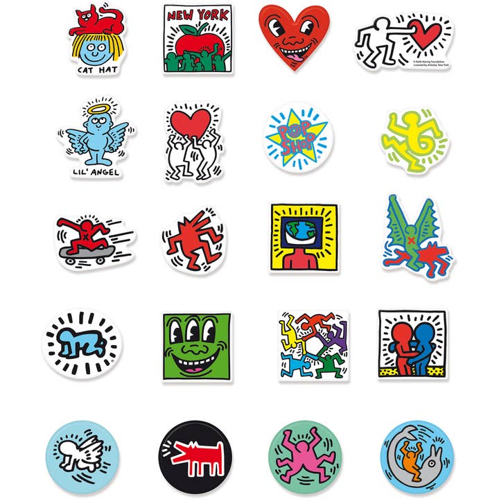 Vilac Keith Haring Magnets Set – Artistic Magnetic Set for wholesale by Hippychick