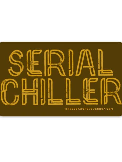 Adesivo Serial Chiller por atacado de One Ocean Apparel