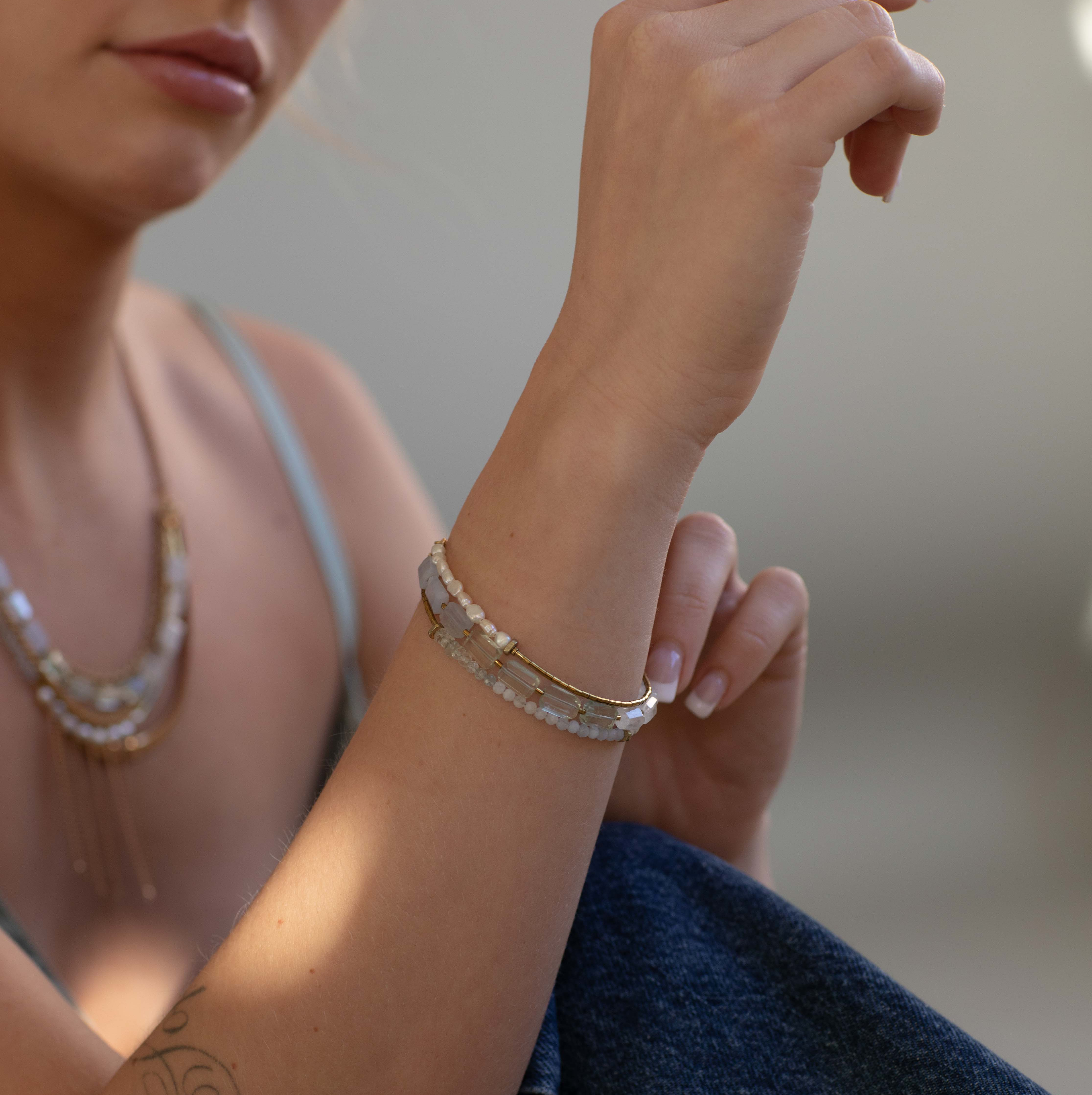 Hailey Gerrits - Vendita all'ingrosso Bracciale con perline - Bracciale Nephele1