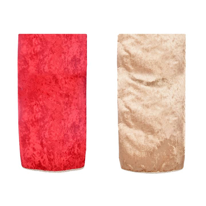 40 Inch Crushed Velvet Tree Skirts With for wholesale by Country Silk