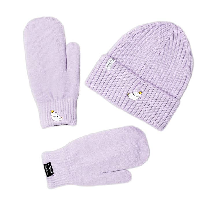 Ensemble Moufles et Bonnet Snorkmaiden pour la vente par Nordicbuddies