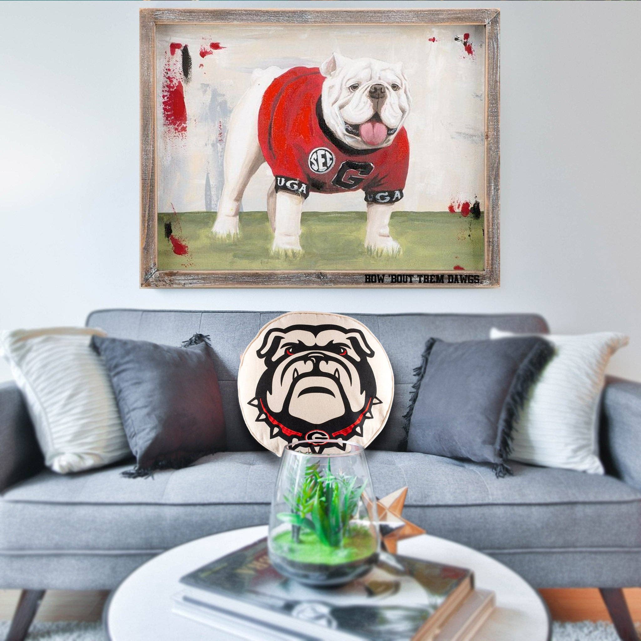 Glory Haus - Vente Coussin décoratif - Oreiller Georgia Bulldog2