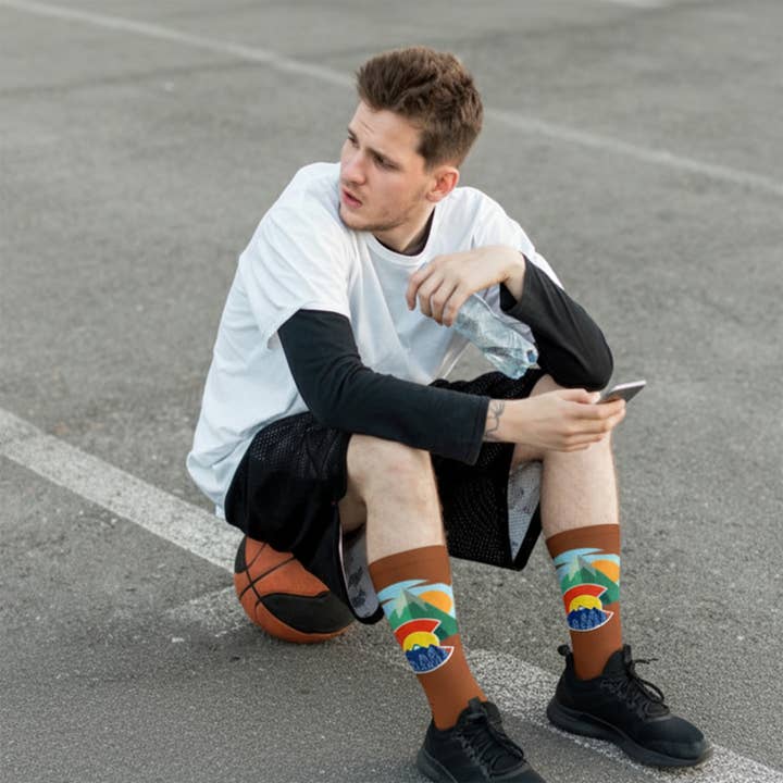 seeboo - Wholesale Socks - Unisex - Soft Unisex City Crew Socks –All Season Comfort- Colorado3