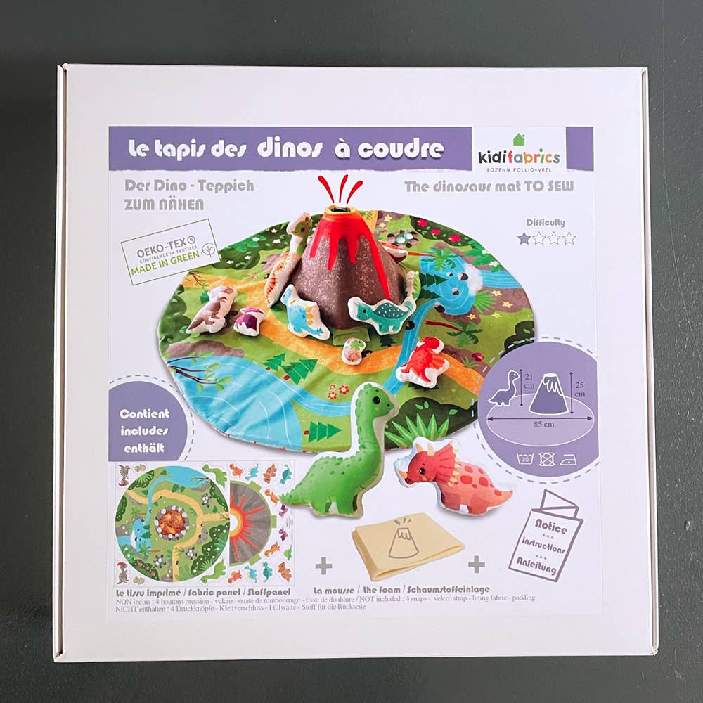 Kidifabrics – wholesale Craft sewing kit – The dinosaur carpet to sew11