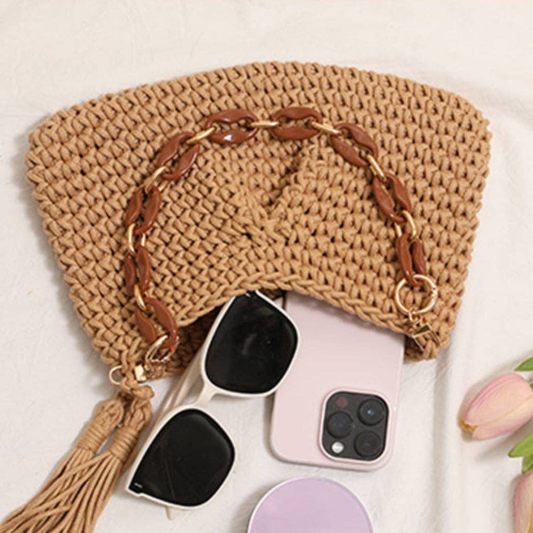 Funkyrel® Atzbranding Limited - Wholesale Crossbody Bag - Women's - Cosbai - Classic Soft Crochet Sling Bag - Color Available8