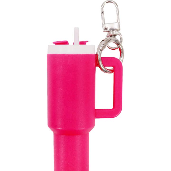 ASSORTED Colorful Mini Matte Tumbler Cup Key Chain for wholesale on Faire9