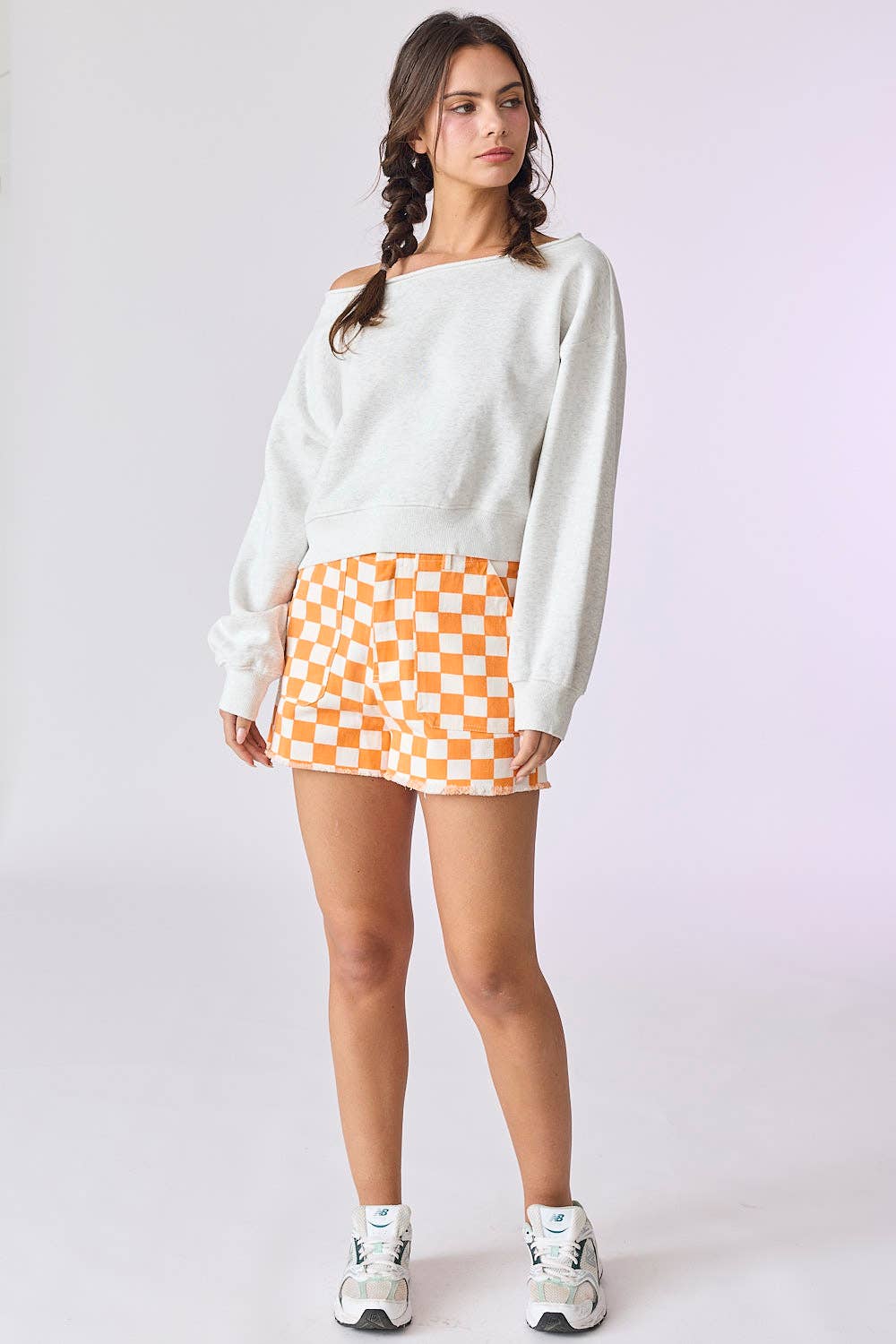 Papermoon - Wholesale Sweatshirt - Women's - PT17835 - Alina Off Shoulder Cropped Sweatshirt25