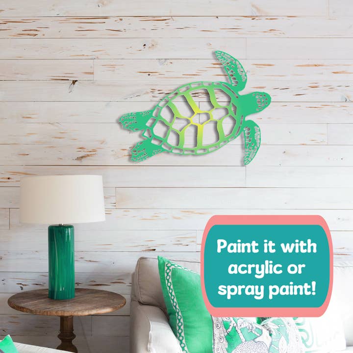 JennyGems - Wholesale Wall Accent - Sea Turtle Wall Decor for Beach House, Patio, Fence6