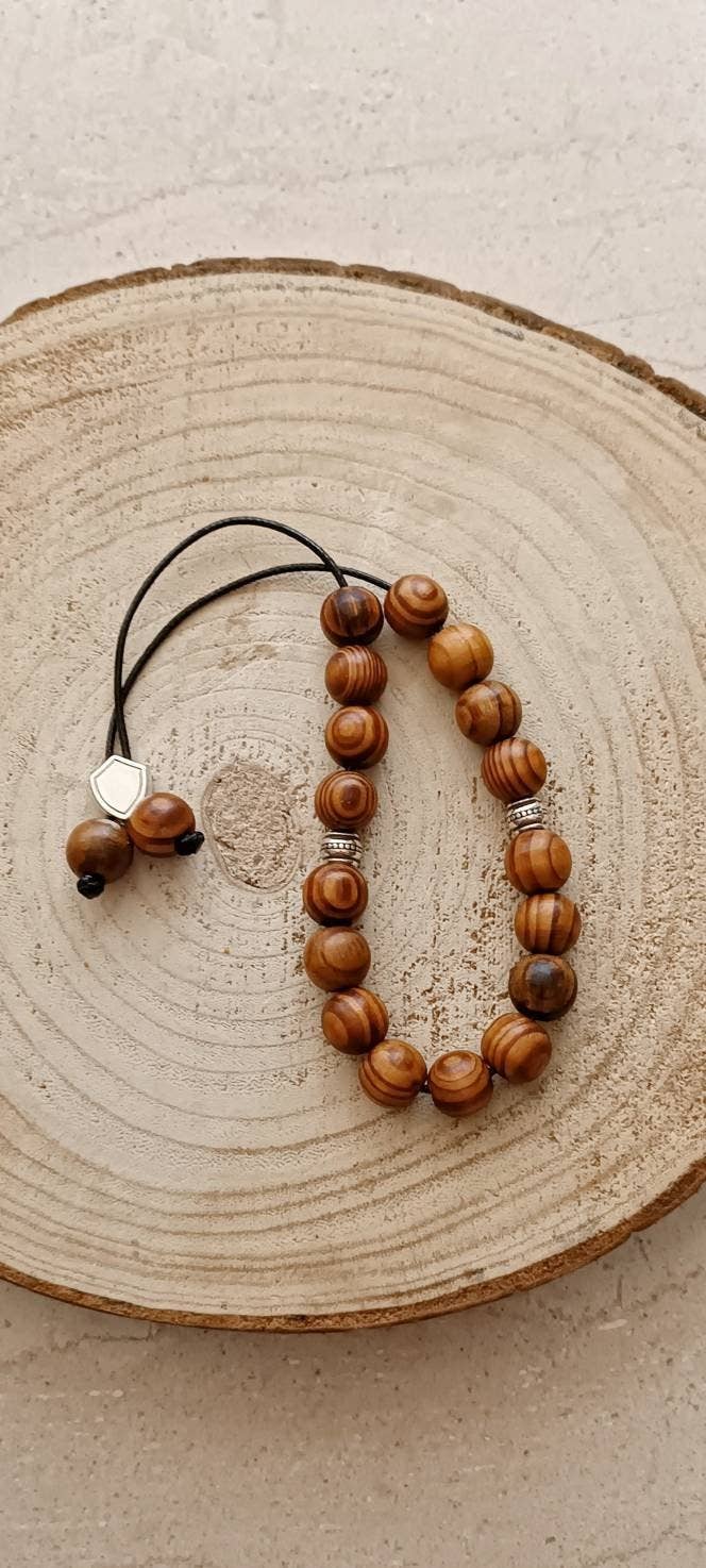 Kalliopi P. Giannoula - Poppygshop – wholesale Beaded bracelet – 21-23 Olive Tree Worry Beads9