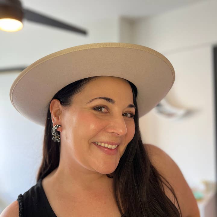 Hillside Studio - Wholesale Dangle Earrings - Luna Earrings - B & W5