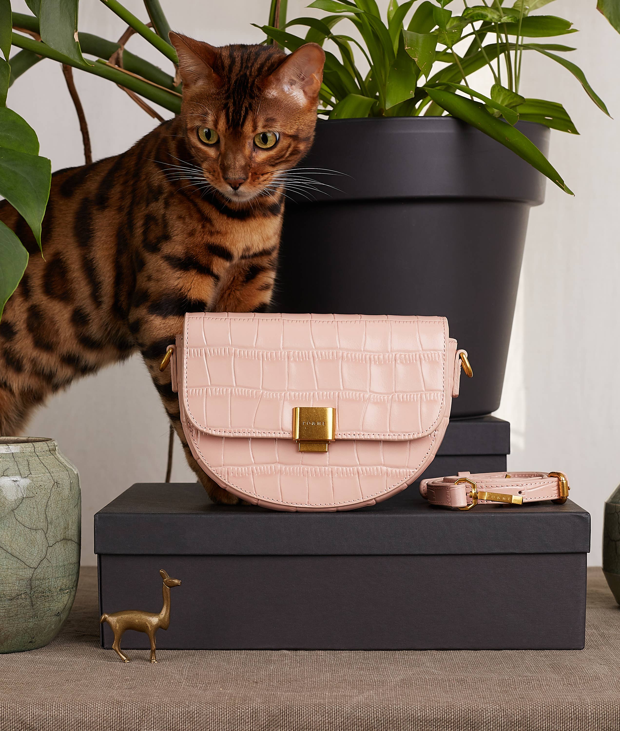 PÖ&ME – Großhandel Messenger Bag – Damen – Wie eine Wolke Croco19