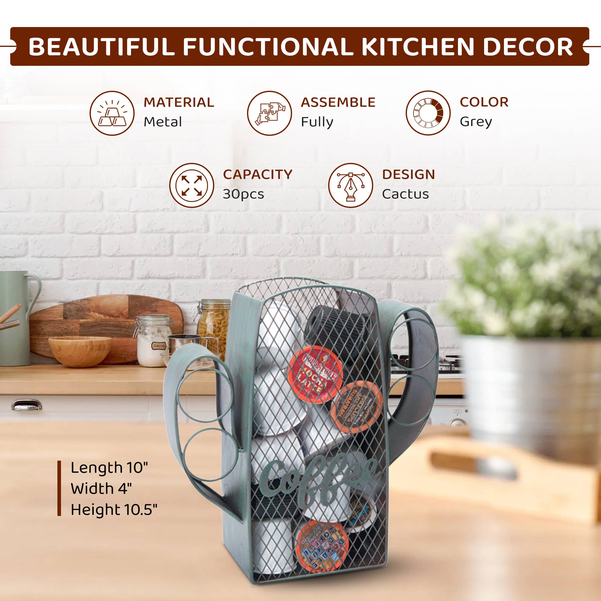 MADE EASY KIT - Wholesale Kitchen Storage/Organizer - Made Easy Kit Coffee Pod Organizer - Home Functional Décor8