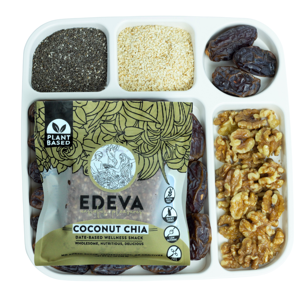 Eden's Unsinful Pleasures - Wholesale Snack Bar - Coconut Chia Wellness Bars3
