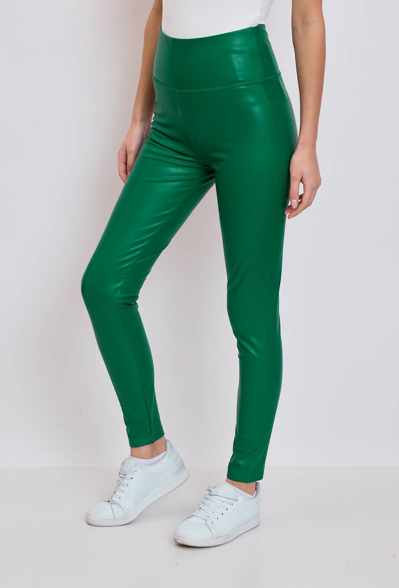 Orice - Wholesale Fashion Leggings - Women's - Slim faux leather leggings - Orice33