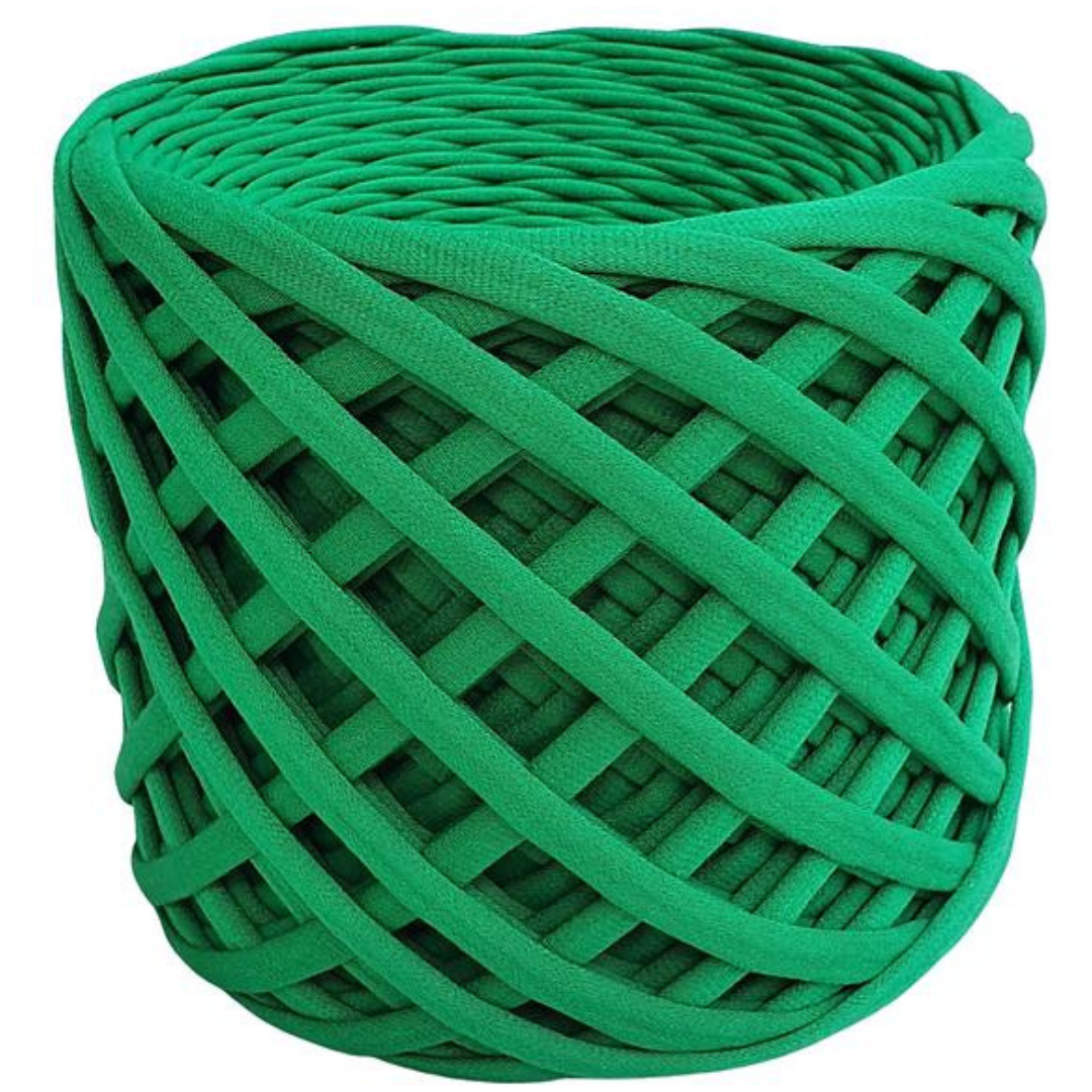 LEANNA YARNS - Wholesale Yarn - GREEN color tshirt yarn, 100-110m, ready to ship.1