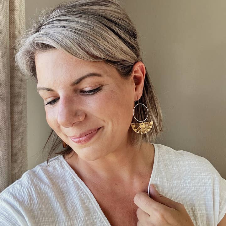 Wicket Goods - Wholesale Dangle Earrings - Canyon Blooms | Desert Sage1