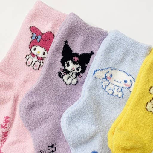 K_Wonderland - Wholesale Socks - Women's - Sanrio Characters ultra-soft cozy warm Sleeping Socks