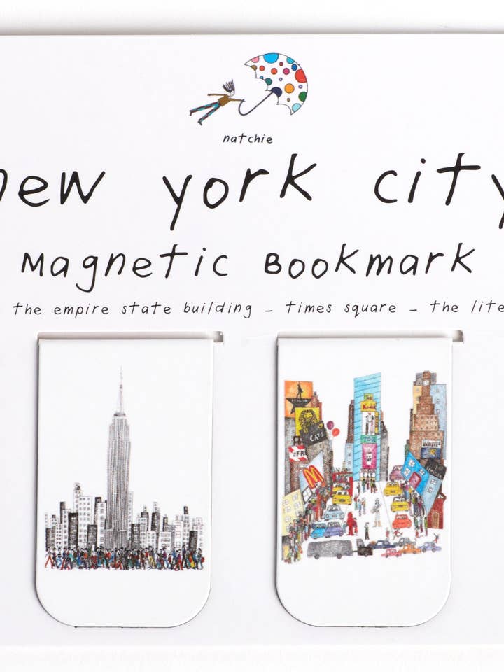 New York City Magnetic Bookmarks for wholesale by Natchie