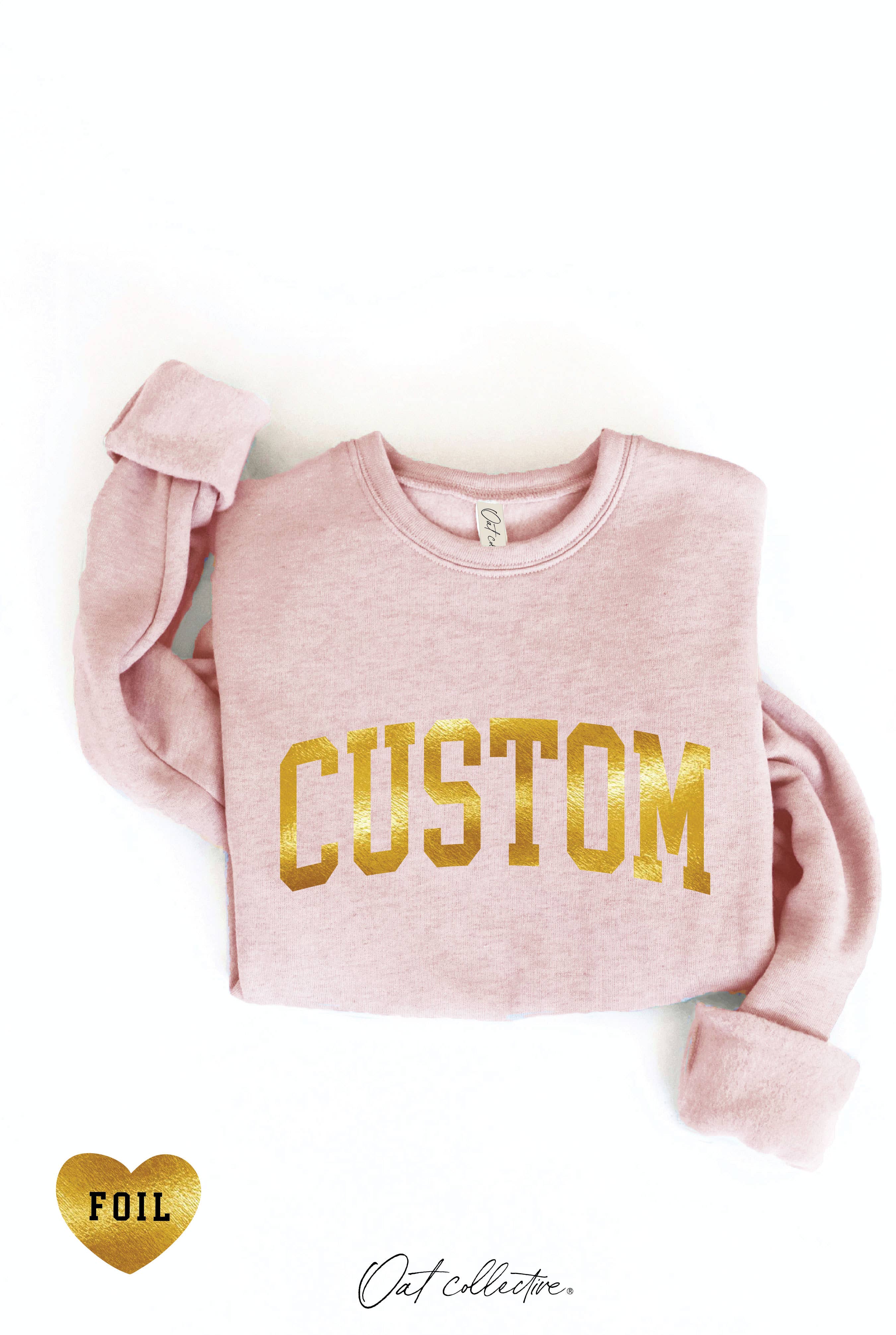 OAT COLLECTIVE - Venta al por mayor Sudadera estampada - Mujer - Sudadera gráfica personalizada con lámina15