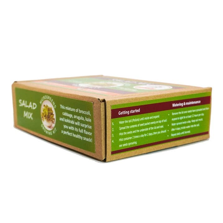 Creator Wellness - Wholesale Plant Seeds - Salad Mix Microgreens Growing Kit by Creator Wellness, Perfect for Salads7