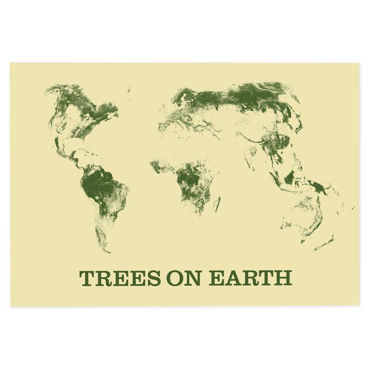 Trees on Earth for wholesale by Scott Reinhard Maps