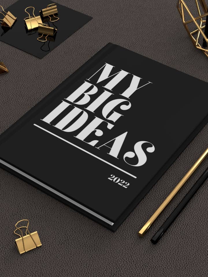 My Big Ideas Hardcover Journal for wholesale by Lolita K Studio