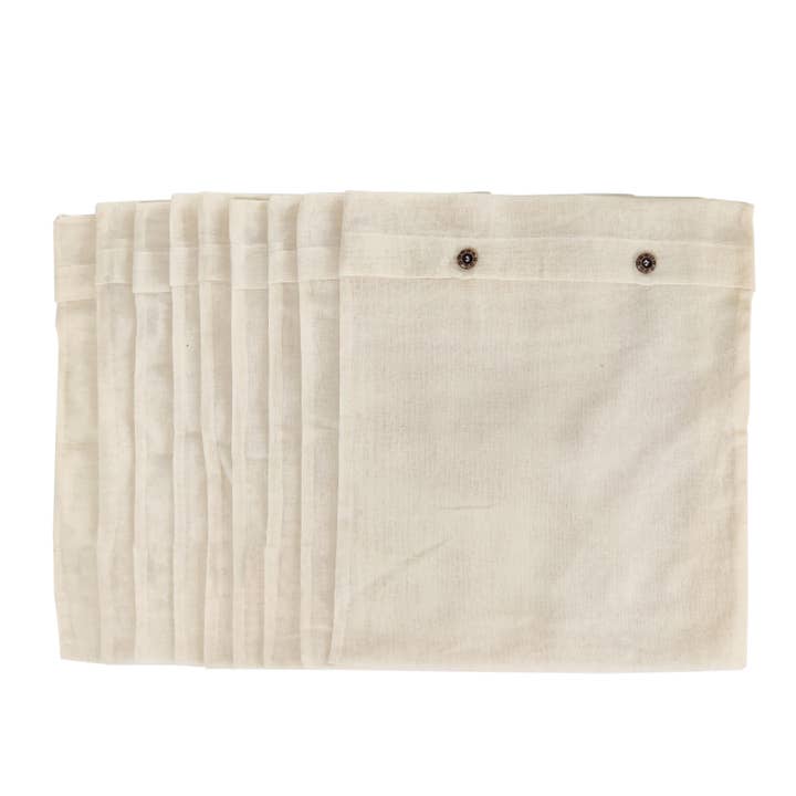 ForeverCotton - Wholesale Garment Bag - Unisex - Handmade Cotton Garment Bags 16in x 14in/ Eco-friendly