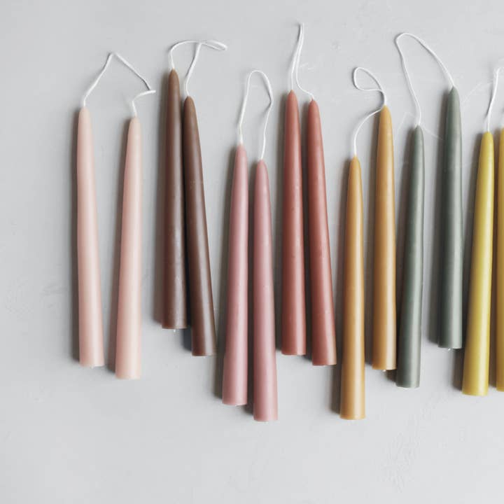 The Floral Society - Wholesale Tapered candle/candlestick - 9" Dipped Taper Candles14