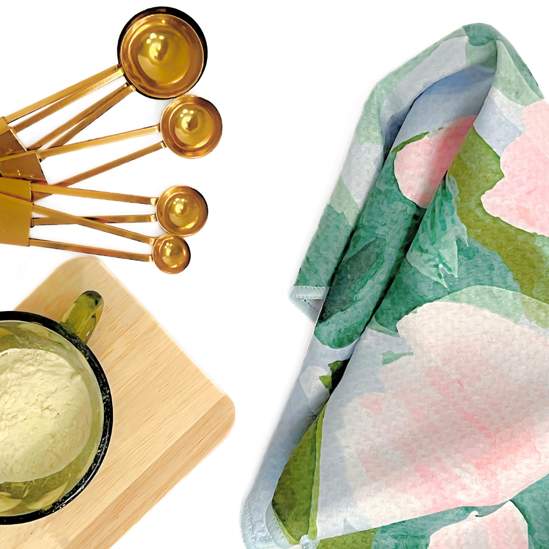 Paper Baristas - Wholesale Tea Towel - Tulips in Bloom | Recycled Microfiber Waffle Tea Towel3