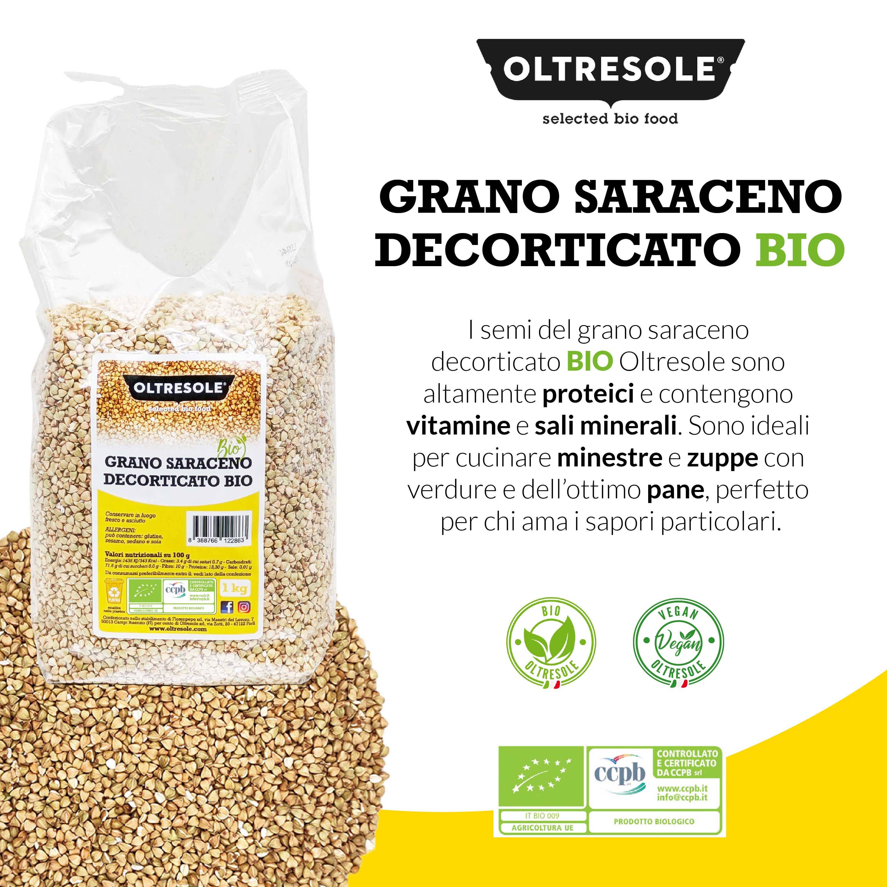 Oltresole – Engroshandel Fuldkorn – ØKOLOGISK BOGHVEDE 1 kg1