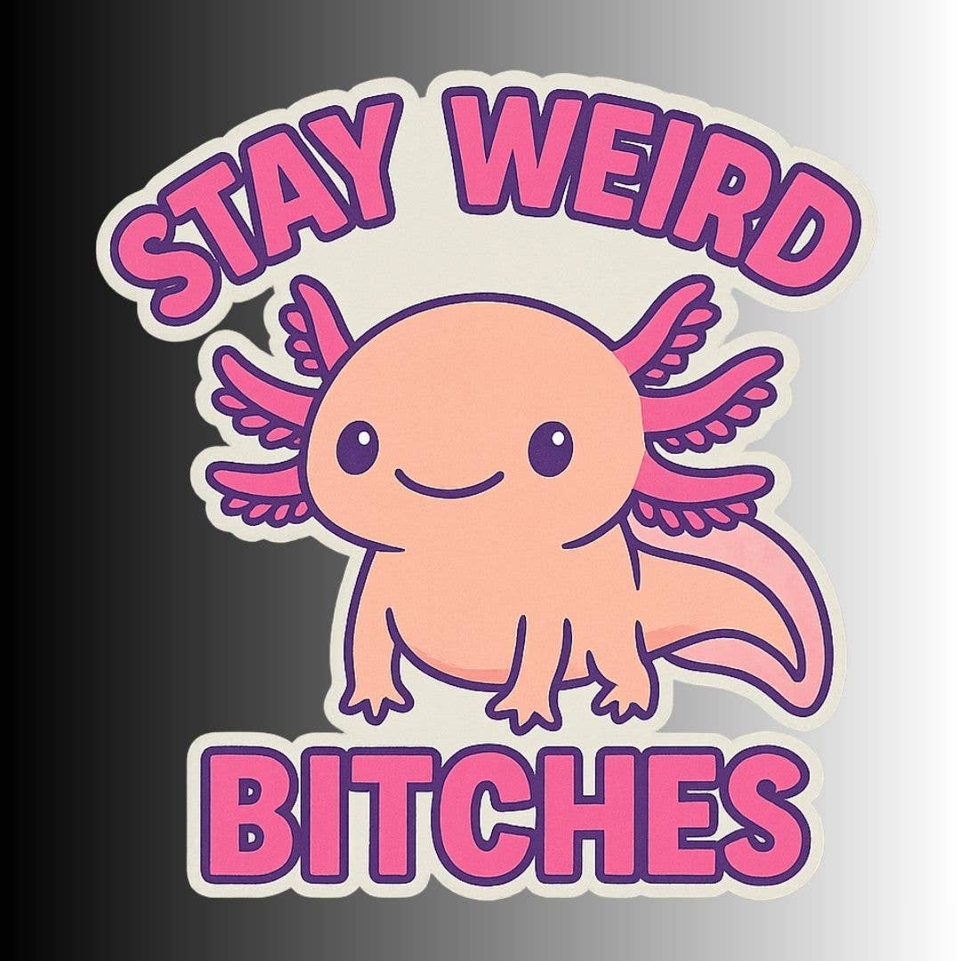 Slightly Askew Art - Wholesale Sticker - "Stay Weird Bitches" Sticker Variety Pack - 10 Designs2