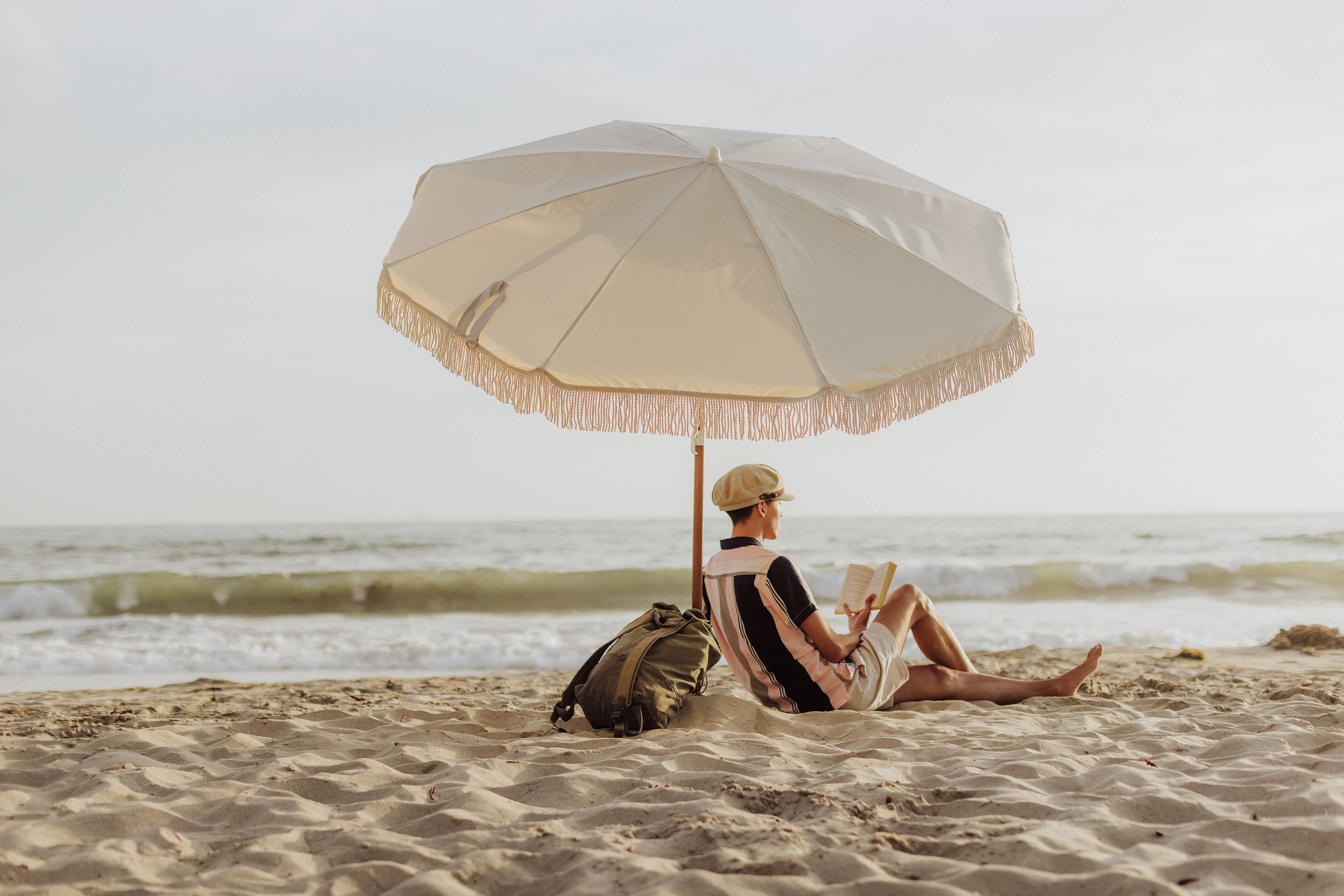 Bois flotté Parasol de plage Beach State Summerland - Bois flotté en vente sur Faire1
