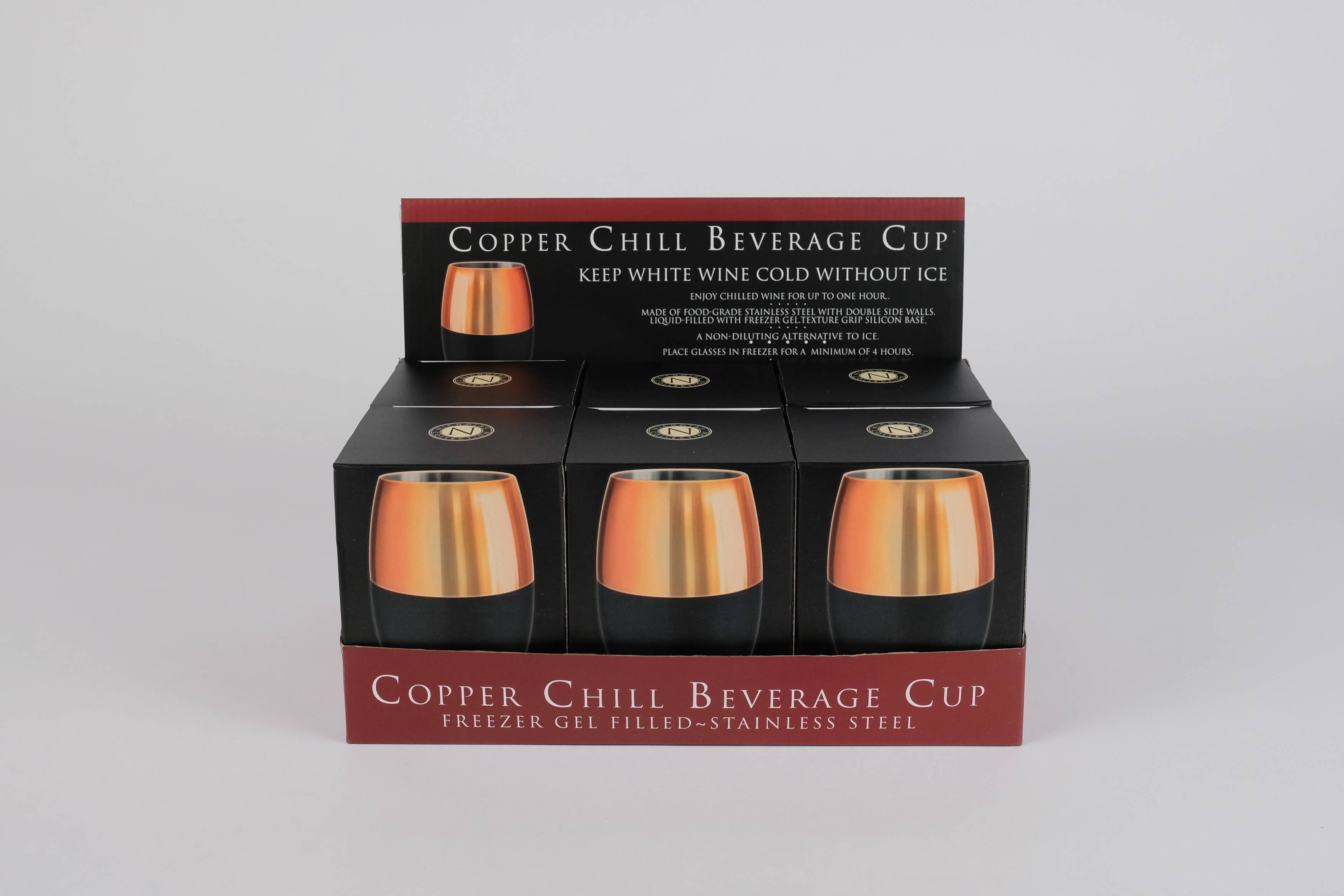 Cork Pops Inc - Wholesale Insulated Mug/Tumbler - Copper Nicholas Beverage Cup2