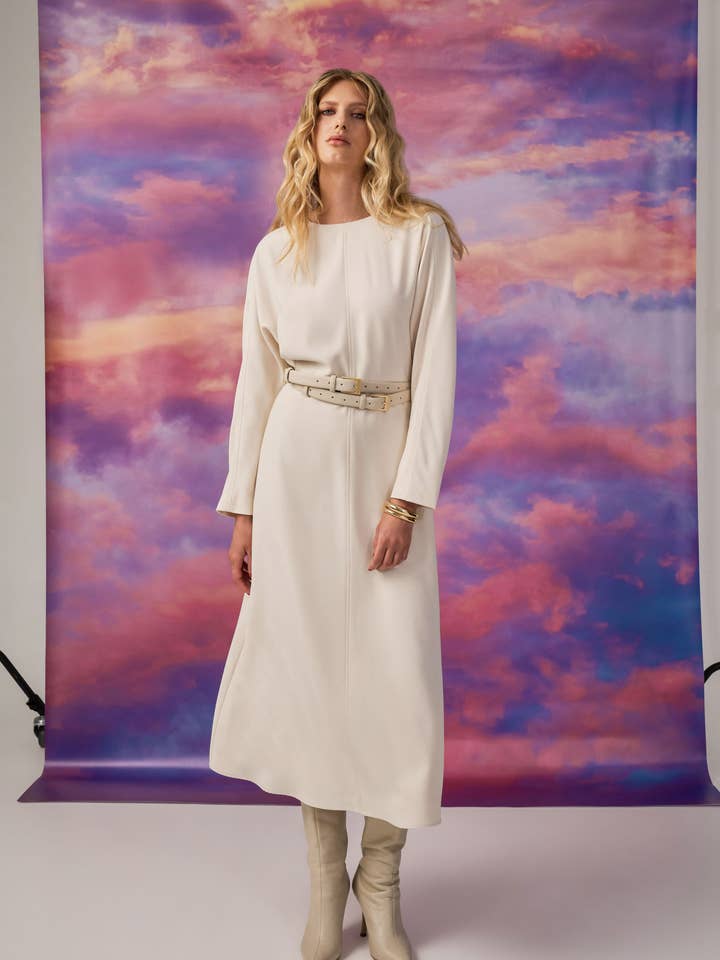 Forcast Women's Karina Dolman Midi Dress for wholesale by Forcast