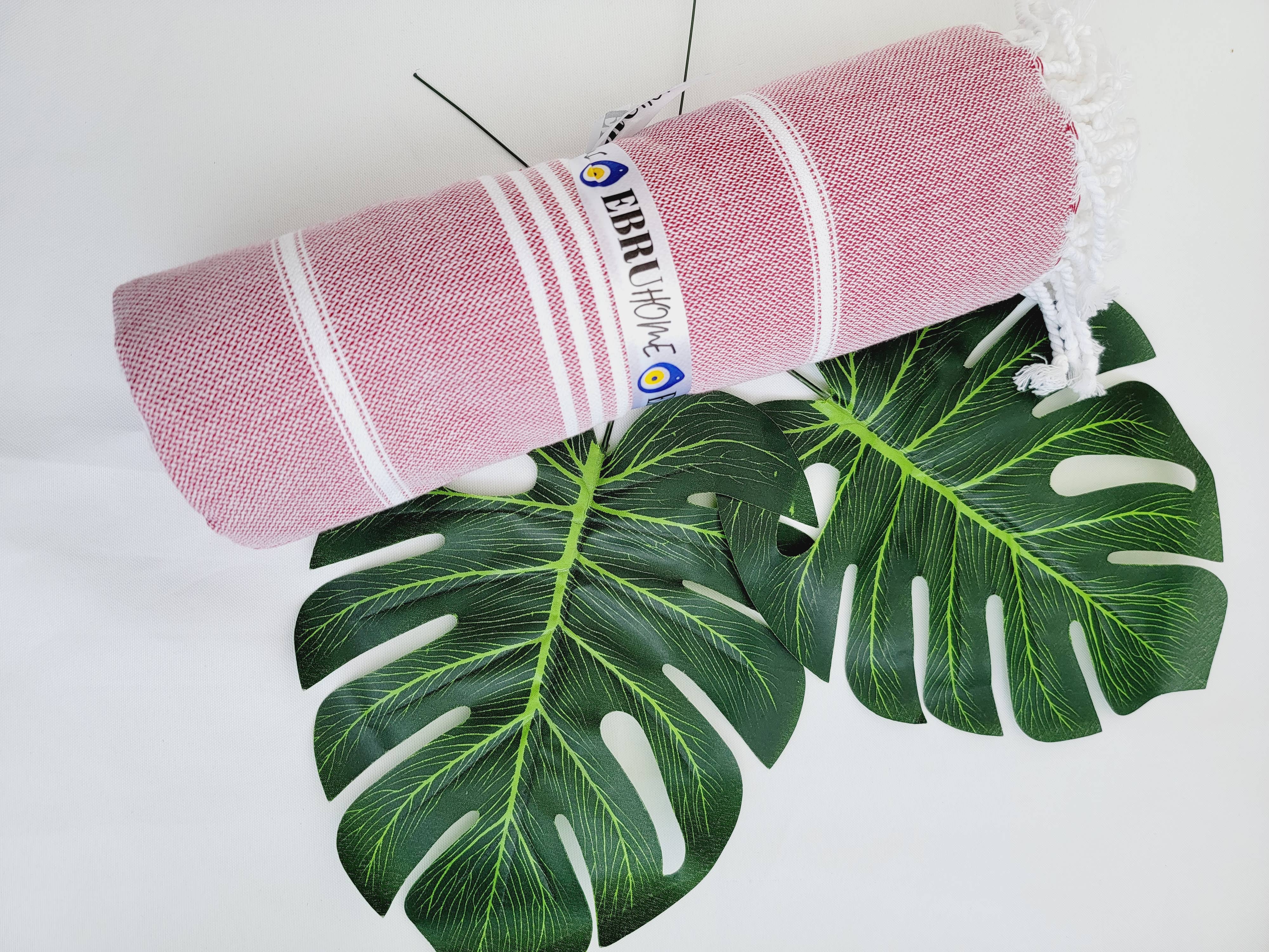 EBRU Home - Vendita all'ingrosso Plaid - Set da 5 Plaid/Coperte in Cotone Turco Prelavato – Colori Assortiti4