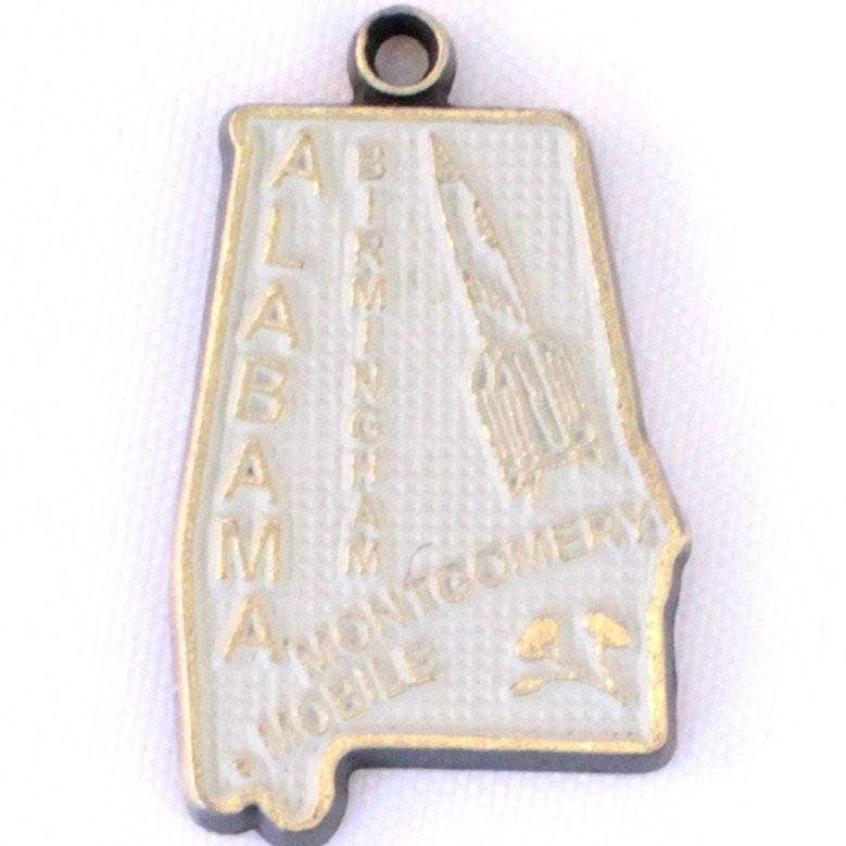 Gleeful Peacock - Wholesale Individual Charm/Pendant - Alabama State Charm (available with Bracelet or Necklace)3