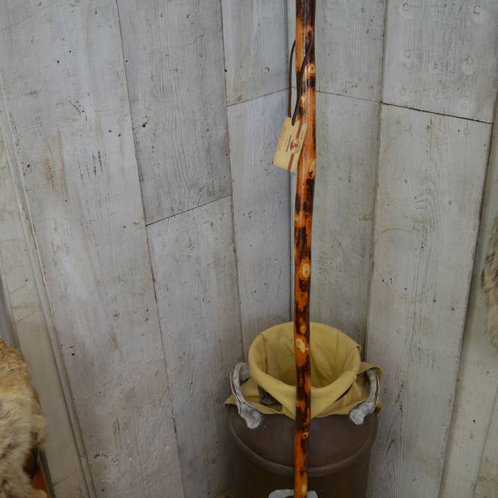 Creation Carvings LLC - Wholesale Sporting Accessories - Walking Stick, Up to 60" Adult Hardwood Hiking Staff + Made in USA1