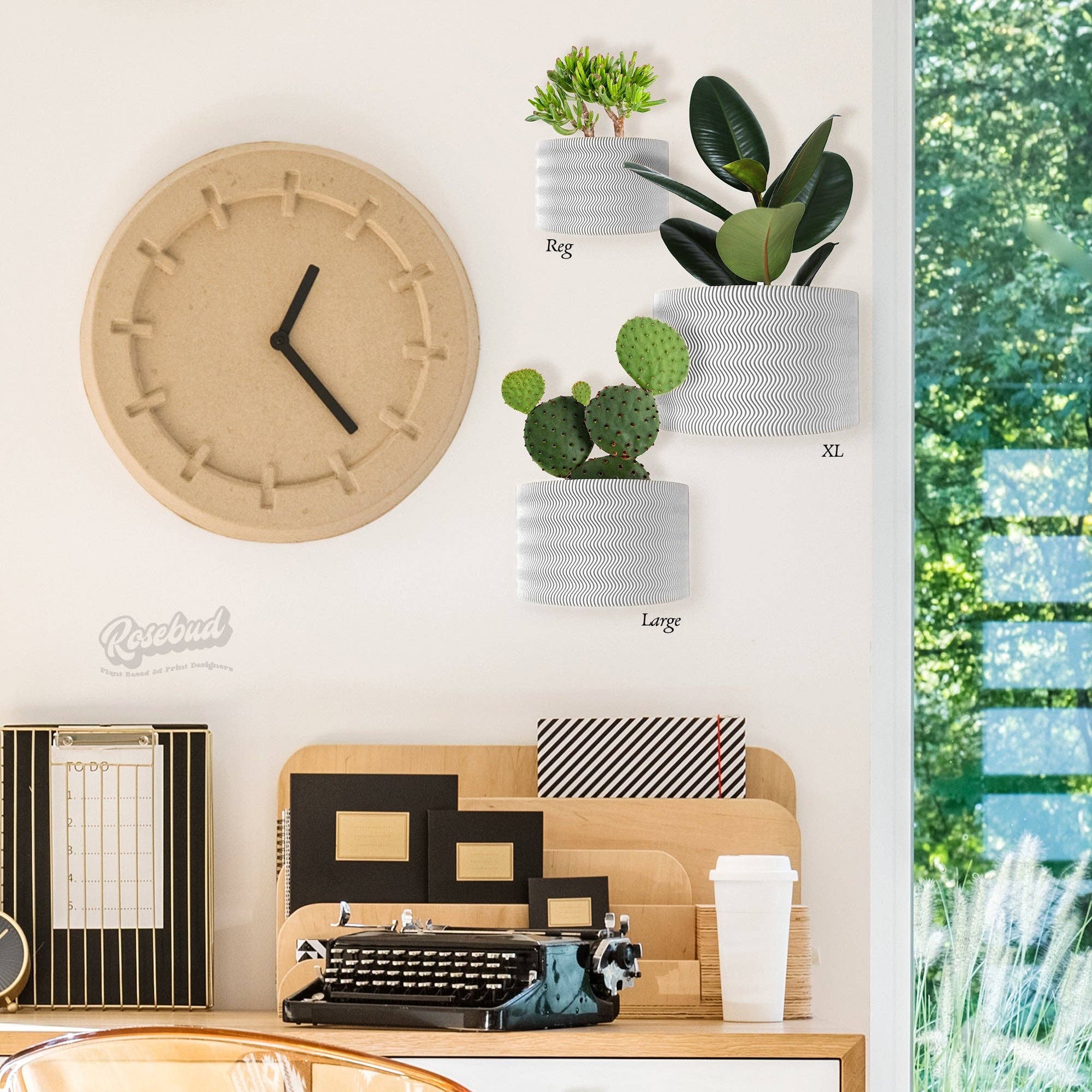 Rosebud Homegoods – wholesale Väggkruka – Ripple Väggkruka14