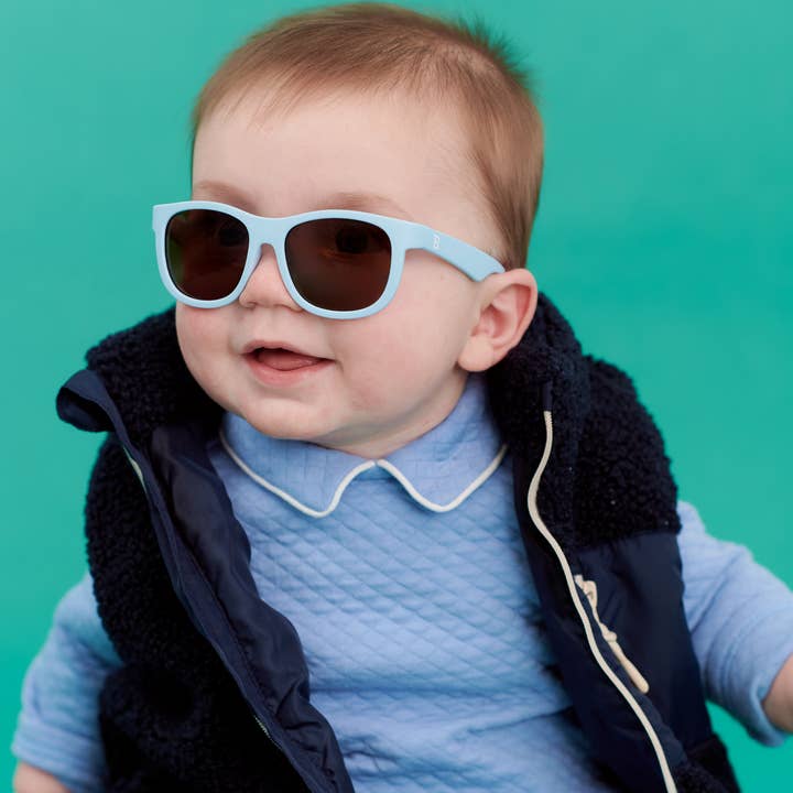 Babiators - Wholesale Sunglasses - Kids - Baby Blue with Amber Lens Navigator Baby & Kids Sunglasses