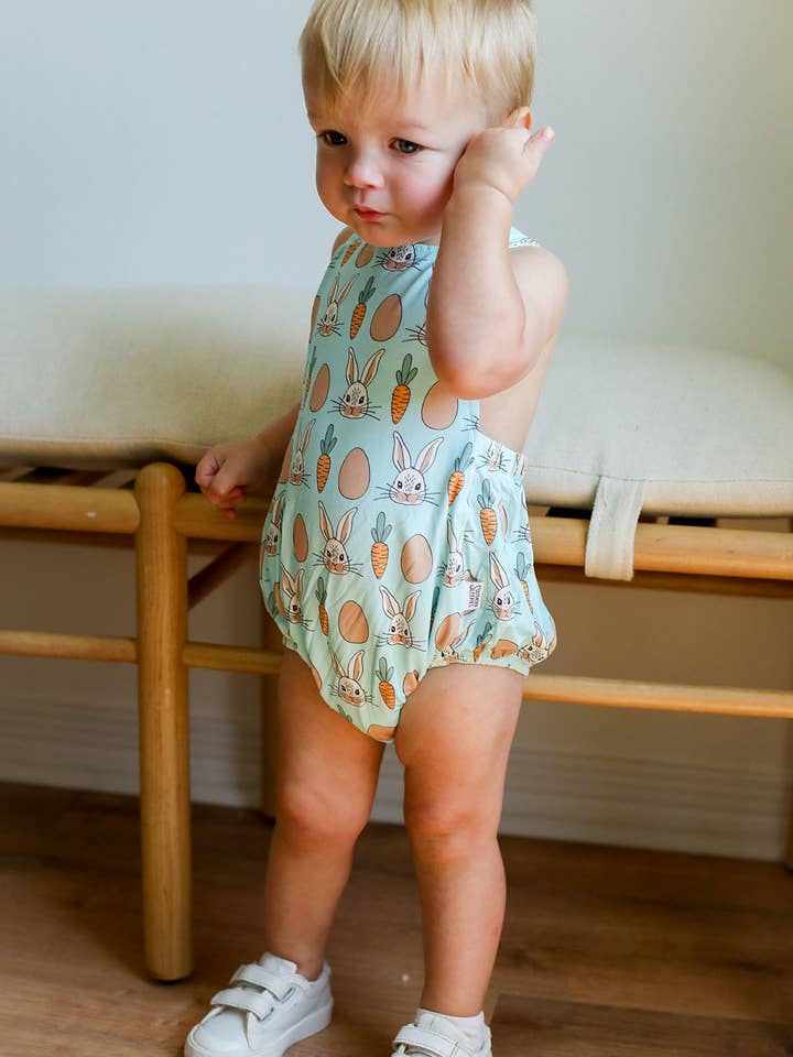 Blue Bunny Bamboo Sun Bubble met verstelbare bandjes voor wholesale door Southern Slumber