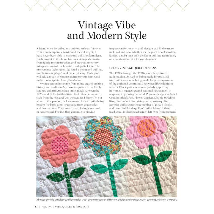 Fox Chapel Publishing – wholesale Hantverk, hobbyer och gör-det-själv – Vintage Vibe täcken och projekt - klassiska mönster 3