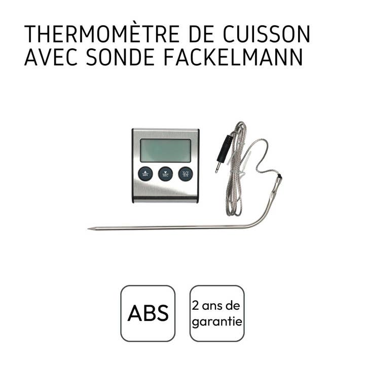Fackelmann – Engroshandel Termometer – Fackelmann digitalt madlavningstermometer med sonde
